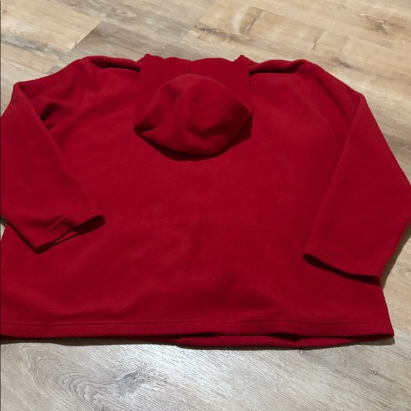 Vintage Disney Mickey Mouse Zip Jacket Hoodie Fleece Light weight Womens XL - Picture 4 of 4